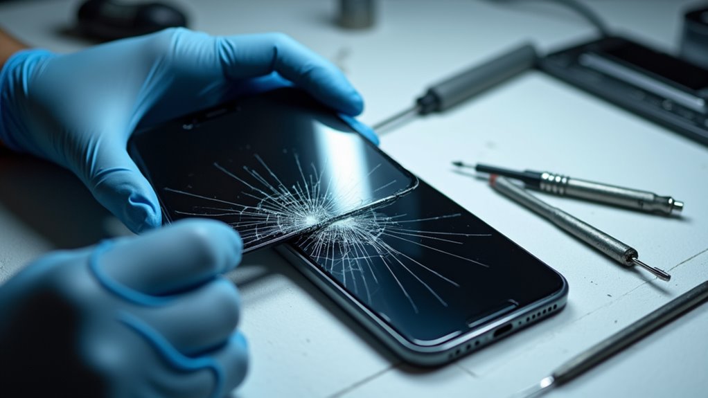 proces wymiany wyświetlacza iPhone'a