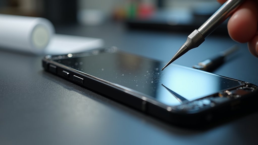 proces naprawy ekranu iPhone'a