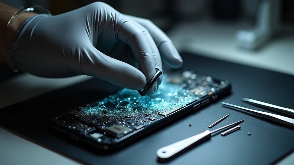 proces wymiany ekranu iPhone'a