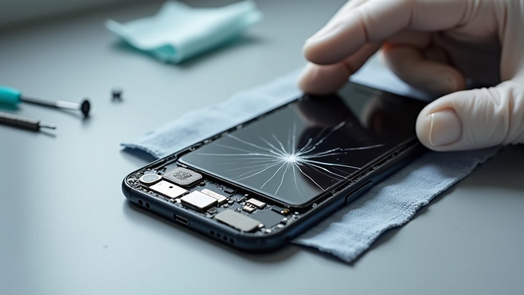 solidna naprawa ekranu iPhone'a
